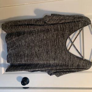 Gray Ava and viv shirt with crossed back size 3x